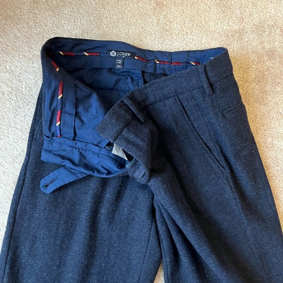 MENS JCREW U.K. LTD BEDFORD WOOL PANTS - Picture 12 of 15